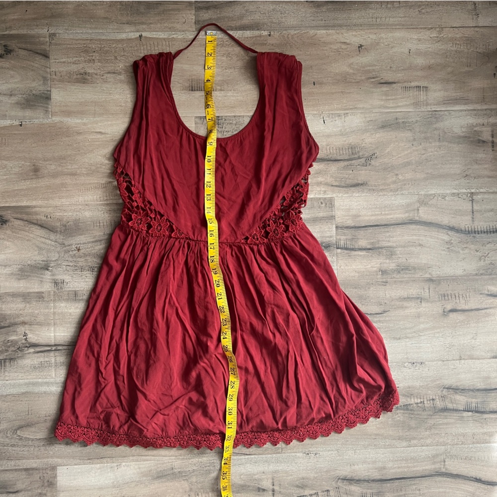 Forever 21 backless mini sun dress | size L
